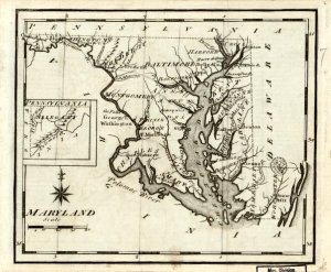 Maryland map